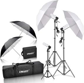 img 4 attached to 📸 EMART 600W Photography Photo Video Portrait Studio Daylight Umbrella Lighting Kit for Continuous Shooting