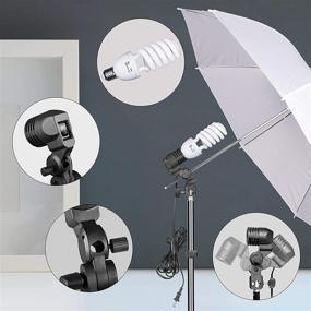 img 3 attached to 📸 EMART 600W Photography Photo Video Portrait Studio Daylight Umbrella Lighting Kit for Continuous Shooting