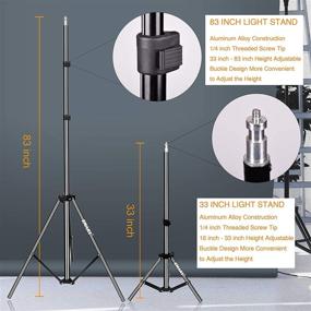 img 1 attached to 📸 EMART 600W Photography Photo Video Portrait Studio Daylight Umbrella Lighting Kit for Continuous Shooting