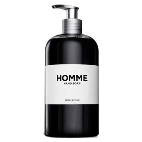 img 4 attached to HOMME Charcoal Infused Liquid Hand Soap for Men - Detoxifying Moisturizing Formula - Cleanses and Rejuvenates Skin - Vegan Hand Wash - 16.9 fl oz