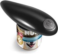 🔌 one-touch electric can opener - effortless & safe, smooth edge cutter for various can sizes - perfect kitchen gadget for chefs, arthritis, and seniors логотип