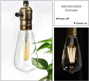 img 3 attached to 💡 Dazzling Dimmable Filament Incandescent Equivalent Decorative: Illuminating Elegance