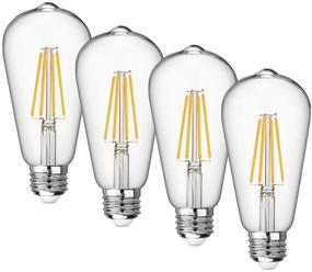 img 4 attached to 💡 Dazzling Dimmable Filament Incandescent Equivalent Decorative: Illuminating Elegance