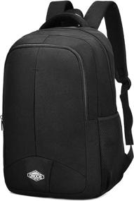 img 4 attached to OSOCE Travel Laptop Backpack Durable Water Resistant College School Fits 15