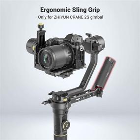 img 3 attached to Enhance Your Filming Experience with SMALLRIG Adjustable Handle Grip for ZHIYUN Crane 2S Handheld Stabilizer - 3005