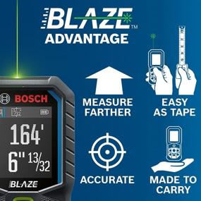 img 2 attached to 📏 Bosch GLM165-25G Green-Beam 165 Ft. Laser Measure - Precise and Efficient Distance Measurement Tool