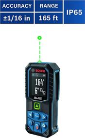 img 1 attached to 📏 Bosch GLM165-25G Green-Beam 165 Ft. Laser Measure - Precise and Efficient Distance Measurement Tool