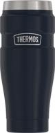 🌃 thermos stainless king 16oz vacuum-insulated travel tumbler in midnight blue логотип