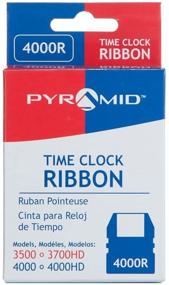 img 1 attached to 🕒 Pyramid Time Systems 4000R Genuine Replacement Ribbon: Lasts 60% Longer for 3000HD, 3500, 3700, 4000, 4000HD Time Clocks