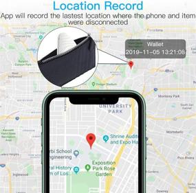 img 1 attached to 📍 GPS Bluetooth Key Finder Locator with Alarm Reminder App for Phone, Pets, Keychain, Wallet, Luggage, Car Keys, Glasses