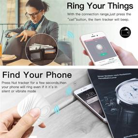 img 2 attached to 📍 GPS Bluetooth Key Finder Locator with Alarm Reminder App for Phone, Pets, Keychain, Wallet, Luggage, Car Keys, Glasses