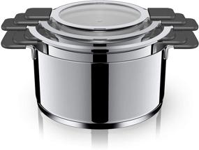 img 3 attached to 🍲 Stainless Steel Ozeri Multi-Size Inductive Pot Set - 6-Piece
