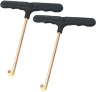 🤸 efficient osgp trampoline spring pull tool (2 pcs) - t-hook for easy trampoline spring installation логотип