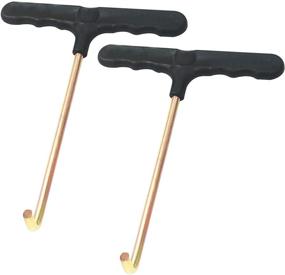 img 3 attached to 🤸 Efficient OSGP Trampoline Spring Pull Tool (2 Pcs) - T-Hook for Easy Trampoline Spring Installation