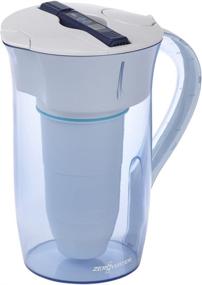 img 4 attached to 🚰 ZeroWater 10 Cup NSF Certified Water Filter Pitcher - Reduces Lead, Heavy Metals, PFOA/PFOS - Ready-Pour Round Design in White and Blue