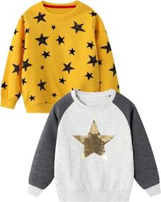 img 4 attached to ALI SEA Toddler Sweatshirts Pullover Outdoor Recreation