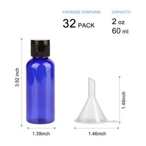 img 3 attached to Convenient and Reusable 🧴 Plastic Squeeze Silicone Containers for Bottles