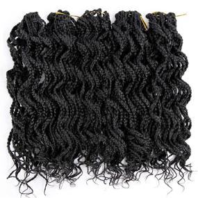 img 4 attached to Crochet Natural Strands Synthetic Extensions