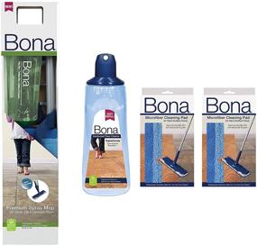 img 2 attached to Bona Hardwood, Stone and Tile Mop: Best Value Pack for Effortless Cleaning