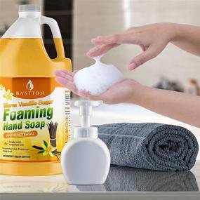 img 3 attached to 🌼 Bastion Foaming Hand Soap - Warm Vanilla Sugar w/ Essential Oils (One Gallon Bulk Bottle) - Compatible with Bath And Body Works, Dial, Method, Michel, JR Watkins, Dove