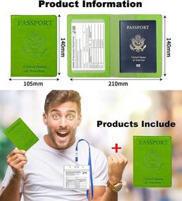 img 3 attached to 🌧️ Waterproof Leather Passport Cover Travel Accessories by Remocc