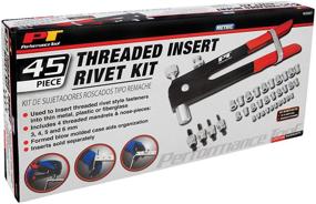 img 3 attached to Performance Tool W2007 Metric Rivet Nut Kit Set: Ultimate Riveting Tools with 45pc, Metric Rivet Nuts (3mm, 4mm, 5mm & 6mm) - Includes Riveter Tool, Rivet Nut Gun, Thread Hand Riveter, Rivet Gun