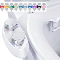 🚽 nebulastone bidet attachment for toilet: electric-free fresh water sprayer with self-cleaning dual nozzles - adjustable water pressure for posterior and feminine hygiene logo