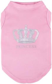 img 4 attached to 👑 Stylish Prince Fashion Pet T-Shirt: Small Dog Cat Vest Clothes - Perfect Costumes for Chihuahua & Yorkshire Terrier