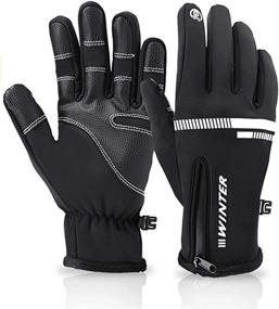 img 4 attached to HILEELANG Adjustable Waterproof Cycling Touchscreen Gloves