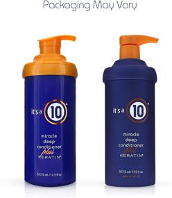 img 2 attached to 💇 It's a 10 Haircare Miracle Deep Conditioner with Keratin - 17.5 Fluid Ounces.