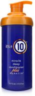 💇 it's a 10 haircare miracle deep conditioner with keratin - 17.5 fluid ounces. logo