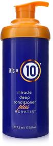 img 4 attached to 💇 It's a 10 Haircare Miracle Deep Conditioner with Keratin - 17.5 Fluid Ounces.