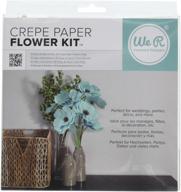 🌸 we r memory keepers crepe paper flowers in teal: exquisite floral decor for all occasions logo