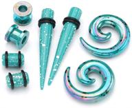 jovivi stretching turquoise arcylic expander logo