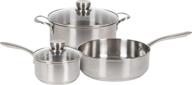 🍳 frigidaire 11ffspan02 ready cook stainless steel cookware set, 5-piece logo