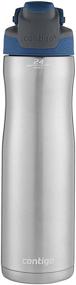 img 3 attached to 💧 Contigo Autoseal Chill Stainless Steel Water Bottles 24 Oz SS/Monaco & Monaco - 2 Pack: Stay Hydrated On-The-Go!