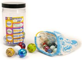 img 1 attached to 🏠 House Marbles Marble Reward Jar: Encouraging Good Behavior and Achievement