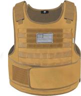 snacam tactical airsoft vest molle sports & fitness in airsoft logo
