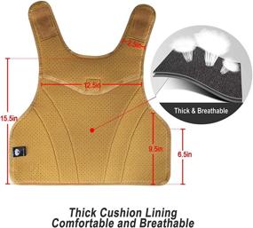 img 1 attached to Snacam Tactical Airsoft Vest Molle Sports & Fitness in Airsoft