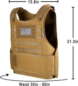 img 3 attached to Snacam Tactical Airsoft Vest Molle Sports & Fitness in Airsoft
