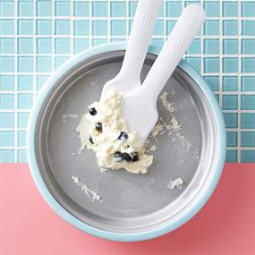 img 1 attached to 🍦 Indulge in Homemade Ice Cream with the Chef'n Sweet Spot Ice Cream Maker & Recipe Book – Blue Glow Edition