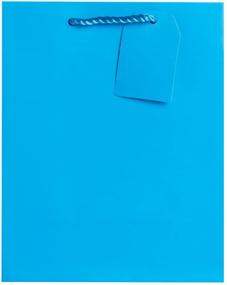 img 2 attached to 🛍️ Jillson Roberts Turquoise Matte Gift Bags - 6 Count Medium 8"x10"x4" in 20 Solid Colors