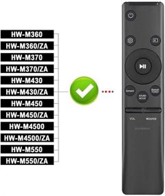 img 3 attached to 🔊 Gvirtue AH59-02758A Replacement Remote for Samsung Soundbar & Home Theater System HW-M450 HW-M4500 HW-M4501 HW-M550 HW-M430 HW-M360 HW-M370 HW-M370/ZA HW-M450/ZA HW-M4500/ZA HW-M4501/ZA