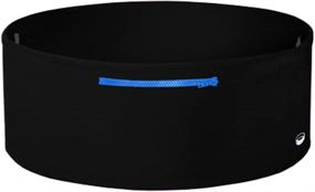 img 2 attached to 🏃 The Tube Waistband: Running Belt for iPhone, Fanny Pack for Fitness & Travel Money Storage - Fits iPhone 6, 7 Plus, 8, X - Samsung Galaxy S7, S8 - Unisex Waist Band with Zippers - Men & Women
