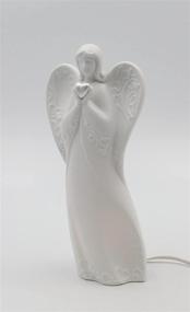 img 2 attached to 🕯️ Appletree Design Angel With Heart Night Light: Elegant 9-3/8-Inch Tall Lamp with Cord