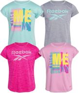 🍓 reebok performance strawberry girls' t-shirt - active wear for girls logo