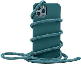 img 1 attached to 📱 HoldingIT Crossbody Phone Case: 2-in-1 Hands-Free iPhone Cover with Detachable Lanyard, Drop Protection - Compatible with iPhone 12, 12 Pro, 12 Pro Max, Adjustable Rope Included