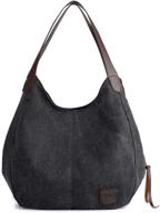 👜 stylish grey phabuls multi pocket handbag: the ultimate women's shoulder purse, wallets & hobo bag logo