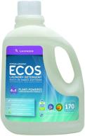 🌿 ecos lavender liquid laundry detergent by earth friendly products, 170 ounces – environmentally friendly logo