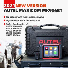 img 3 attached to Autel Scanner MaxiCOM MK906BT with Battery Tester BT100: Advanced 2021 Auto Scan Tool - ECU Coding, 31+ Service Functions, Full Diagnostics & Active Test